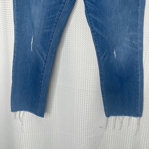 Madewell The High Rise Slim Crop Boyjean Raw Hem Sz 29 - Picture 5 of 13